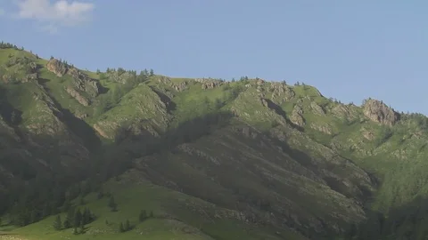 Altay Mountain Landscape Stock Footage 81455483