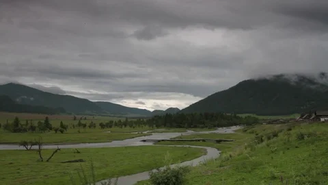 Altay Mountain Landscape Stock Footage 82278118