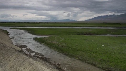 Altay Mountain Landscape Stock Footage 82532649