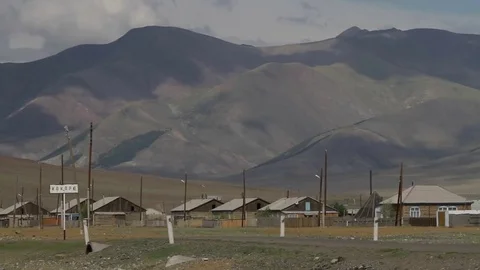 Altay Mountain Landscape Stock Footage 82533962