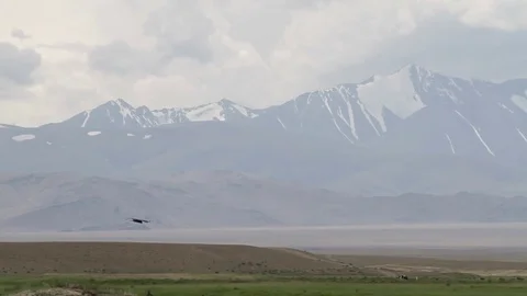 Altay Mountain Landscape Stock Footage 82543486