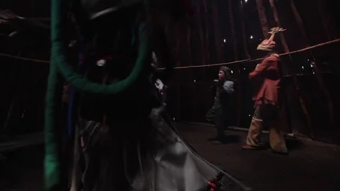 Altay Theatrical Performance Stock Footage 82266681