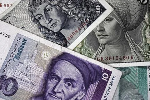 Alte D-Mark Stock Photos