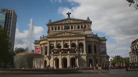 Alte Oper, Frankfurt Stock-Footage 63347654