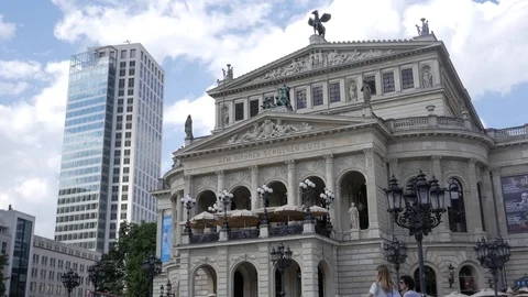 Alte Oper, Frankfurt Stock Footage 86253210