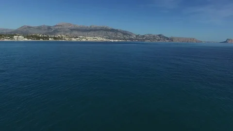 Altea desde el mar Stock Footage
