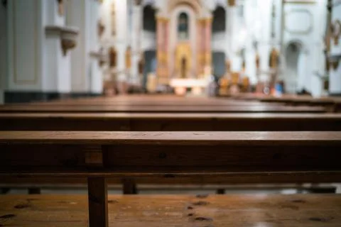 Altea pew Stock Photos