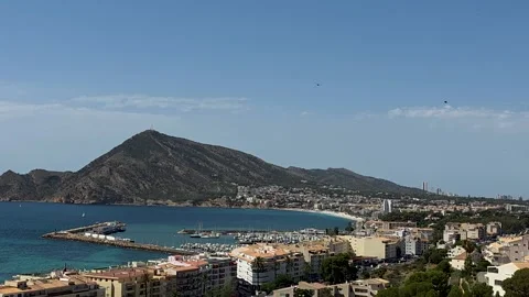 ALTEA, SPAIN - JUNE 2026 Slow motion view of the historic old town, white Me Stock Footage 337324181