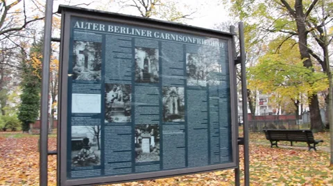 Alter Berliner Garnisonfriedhof 2 Stock Footage 32899627