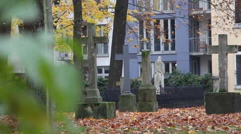 Alter Berliner Garnisonfriedhof Stock Footage 32899634