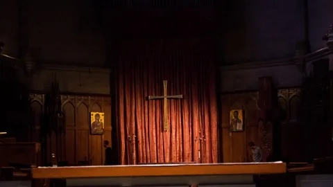 Alter Cross Hyperlapse Video stock 79965876