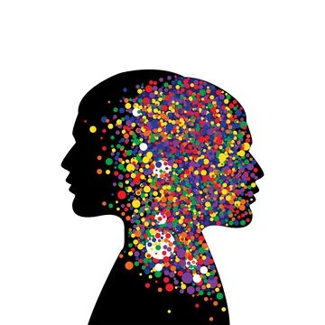 Alter ego concept Stock Illustration