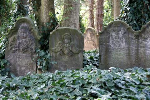Alter Friedhof Foto stock