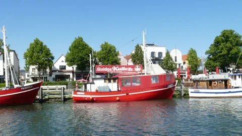 Alter Strom, Warnemnde Stock Footage 247183577