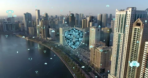 Alteration Data Protection and Cyber Security Stock Footage 171084587