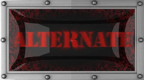 Alternate on led Stock Footage