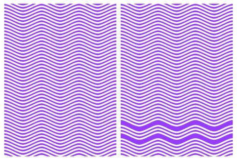Alternate zigzag lines of blue and white, Alternation of blue and white strip イラスト素材