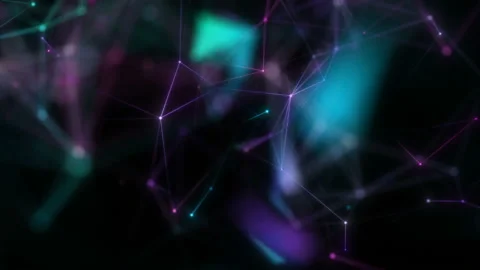 Alternately focusing on different objects.Abstract space background, geometry Stockbeeldmateriaal 105400489