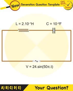 Alternating current and transformer Stock Illustration