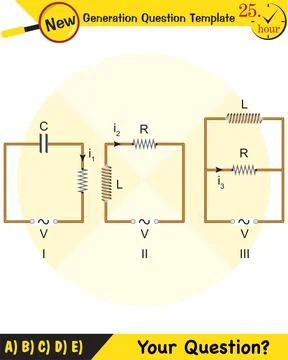 Alternating current and transformer Stock Illustration