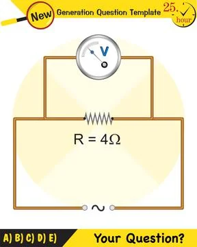 Alternating current and transformer Stock Illustration