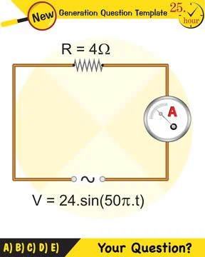 Alternating current and transformer Stock Illustration