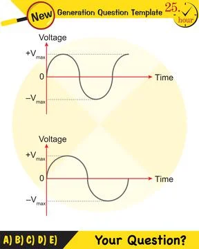 Alternating current and transformer Stock Illustration