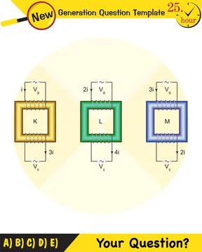 Alternating current and transformer Stock Illustration