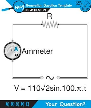 Alternating current and transformers Stock Illustration