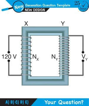 Alternating current and transformers Stock Illustration