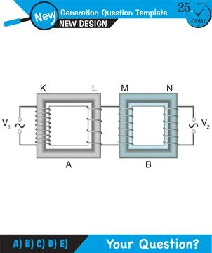 Alternating current and transformers Stock Illustration