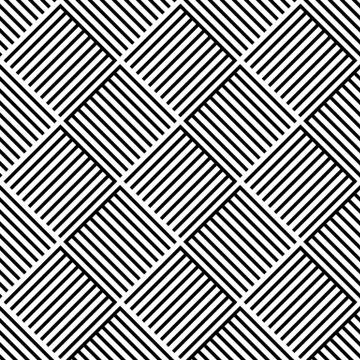 Alternating lined squares. Seamless pattern in vector format. Stock Illustration