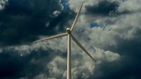 Alternativ Climate Friendly Electric Wind Energy Power Stock Footage 86861875