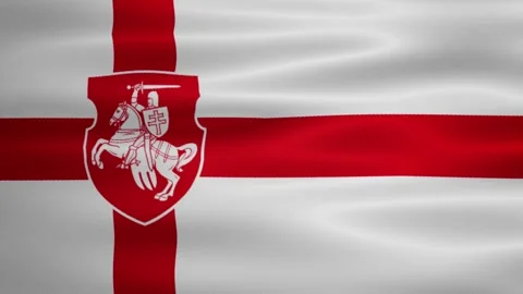 Alternative belarus flag Stock Footage 138542328