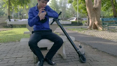 Alternative commute Stock Footage 143688375