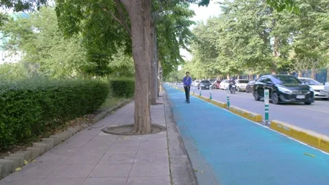 Alternative commute Stock Footage 143689542