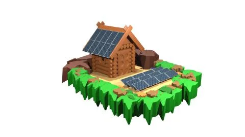 Alternative energy concep Stock Illustration
