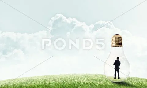 Alternative energy concept Stock Photos