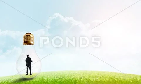 Alternative energy concept Stock Photos