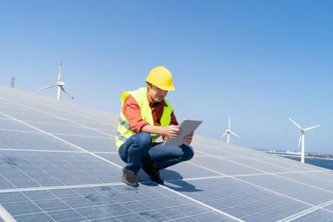 Alternative energy concept Stock Photos