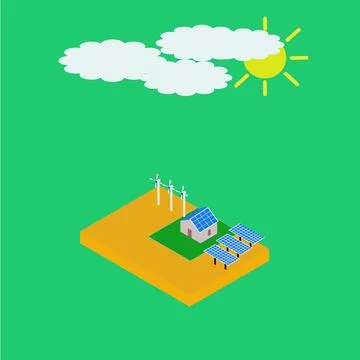 Alternative energy Stock Illustration