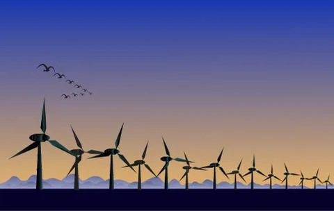 Alternative energy sources, infographic vector concept for business presentat Illustration