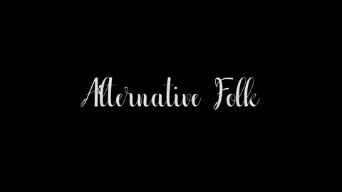 Alternative Folk Cursive Calligraphy Grunge Dissolve Transition Stockbeeldmateriaal 142677011