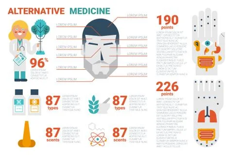 Alternative Medicine Concept Stock Illustration