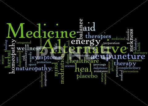 Alternative Medicine, Word Cloud Concept
