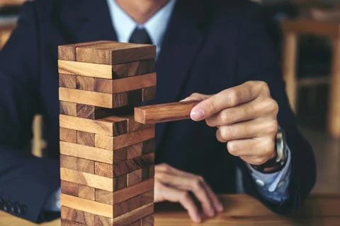 Alternative risk concept, plan and strategy in business, Risk To Make Buine.. Stock Photos