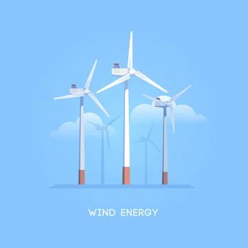 Alternative sources of energy. Stock Illustration