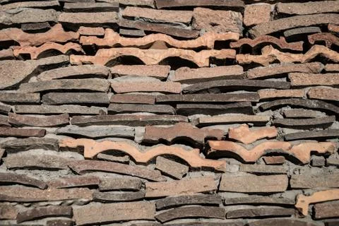 Alternative wall material background Stock Photos