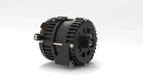 Alternator 3D Product Animation Vídeos de archivo 168530731
