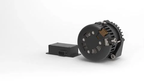 Alternator 3D Product Animation Vídeos de archivo 168530768